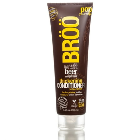 BROO Craft Beer Thickening Conditioner with Shea Moisture, 8.5 oz