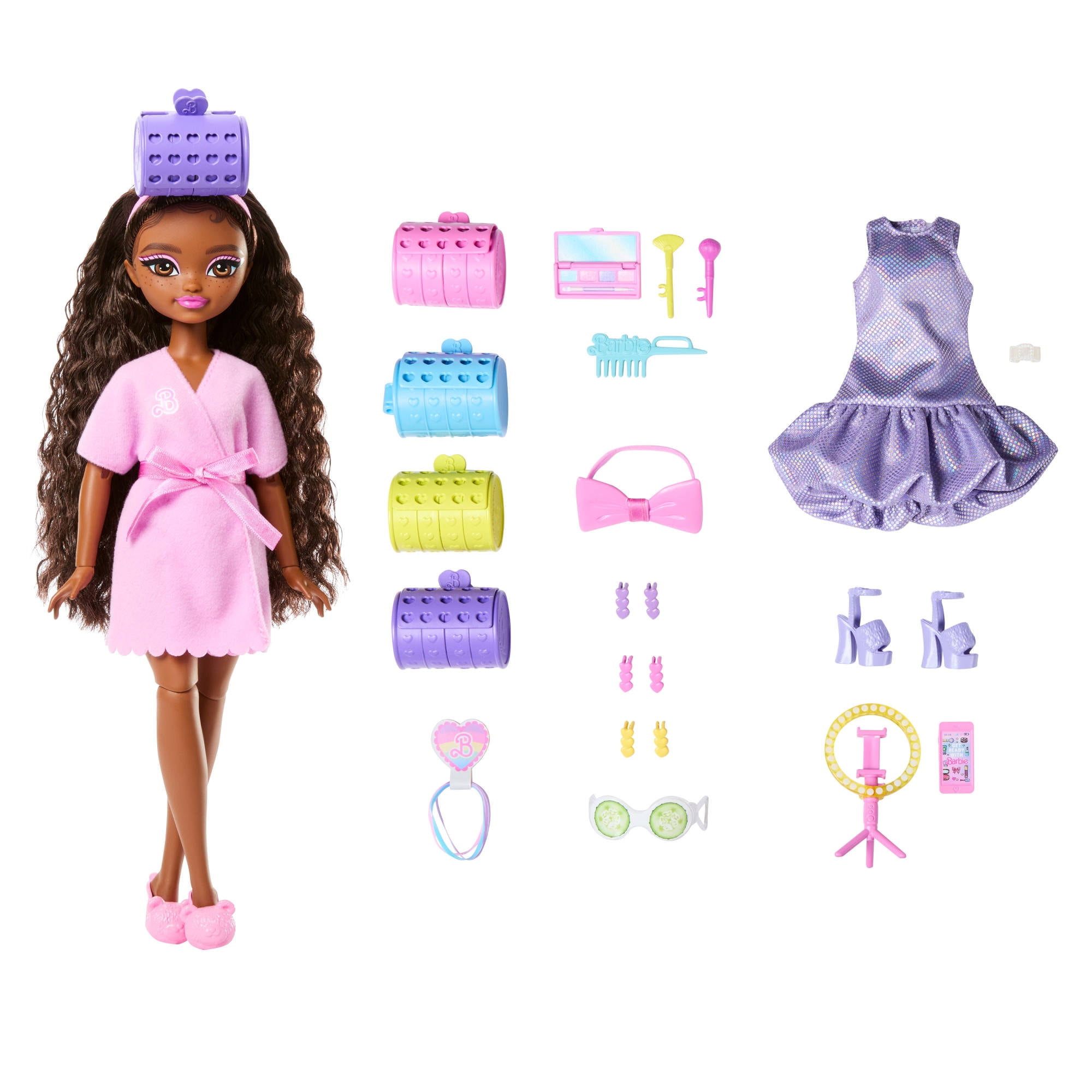 Barbie Dream Get Ready With Barbie Brooklyn Fashion Doll With Surprise Accessories And 15+ Looks