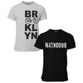 thumbnail image 1 of BROOKLYN VERTICAL 2-Pack NASA Mens Short Sleeve Crew Neck T-Shirt with Chest Print|Officially Approved Designs| Soft Cotton Sizes S-XL, 1 of 2