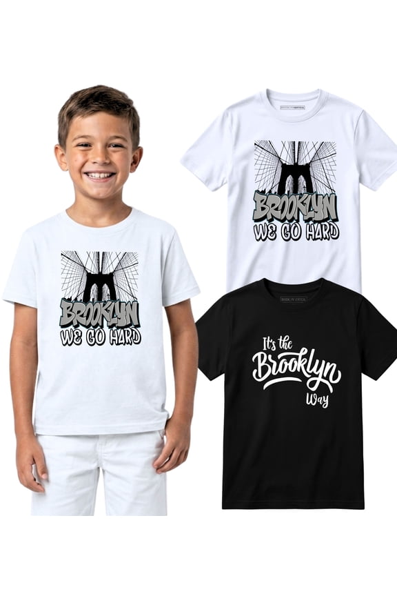 2-Pack Boys Short Sleeve Crew Neck T-Shirt with Chest Print | Soft Cotton Graphic Tees Sizes 6-20