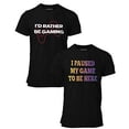 thumbnail image 1 of BROOKLYN VERTICAL 2-Pack Video Gamer Gaming Short Sleeve Crew Neck T-Shirt with Chest Print | Soft Cotton Graphic Tees Sizes S-XL, 1 of 4