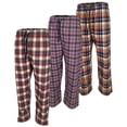 thumbnail image 1 of BROOKLYN VERTICAL 3-Pack Mens Sleep Pajama Pant|Soft Comfortable Cotton|Drawstring Pull|Pockets|Many Colors|Small-3XL, 1 of 4