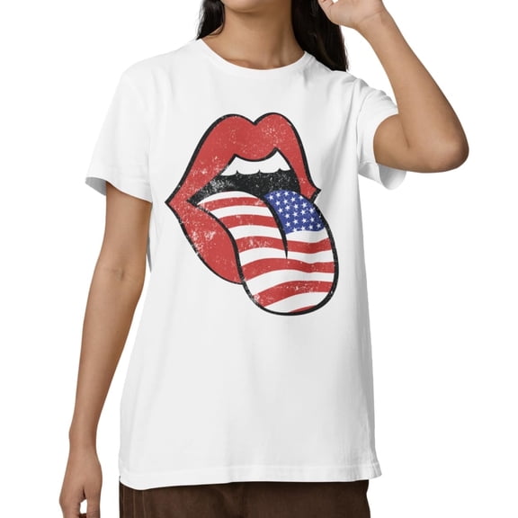 BROOKLYN VERTICAL 4th of July Shirts, Patriotic Graphic T-Shirts for Independence Day, Amaerican Flag