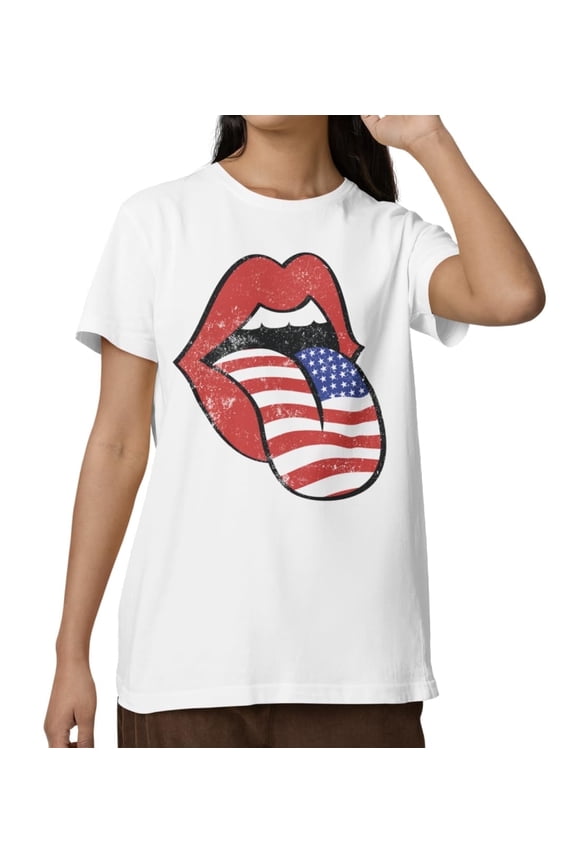 4th of July Shirts, Patriotic Graphic T-Shirts for Independence Day, Amaerican Flag