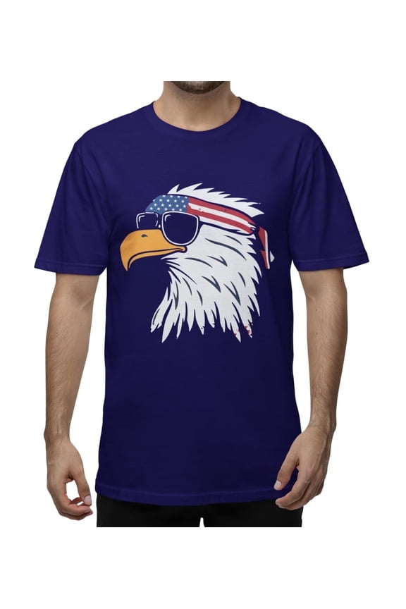 4th of July Shirts, Patriotic Graphic T-Shirts for Independence Day, Amaerican Flag
