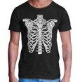 thumbnail image 1 of BROOKLYN VERTICAL Adult Halloween Printed T-Shirts Jack O' Lantern Pumpkin Skeleton Fun Costume Designs, 1 of 5