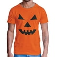 thumbnail image 1 of BROOKLYN VERTICAL Adult Halloween Printed T-Shirts Jack O' Lantern Pumpkin Skeleton Fun Costume Designs, 1 of 5