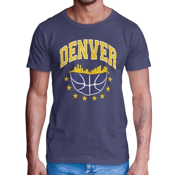 BROOKLYN VERTICAL Basketball Sports Fan Short Sleeve T-Shirt | Brooklyn, Denver, Boston, Golden State, Chicago