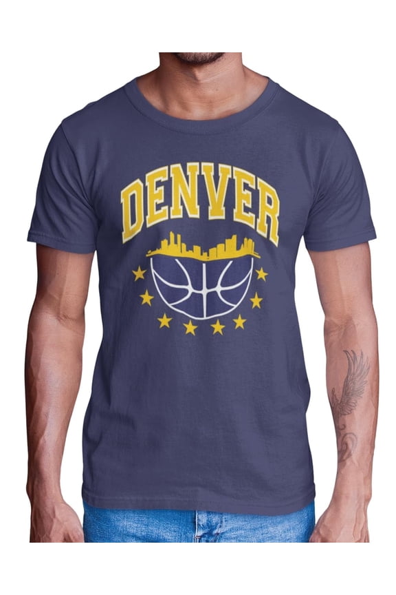 Basketball Sports Fan Short Sleeve T-Shirt | Brooklyn, Denver, Boston, Golden State, Chicago