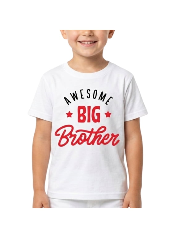 Big Brother T-Shirt for Big Bro Announcement, Promoted to Big Brother, Everyday Wear| Toddler to Big Boy Sizes