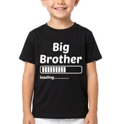 BROOKLYN VERTICAL Big Brother T-Shirt for Big Bro Announcement, Promoted to Big Brother, Everyday Wear| Toddler to Big Boy Sizes