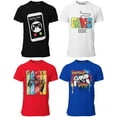 thumbnail image 1 of BROOKLYN VERTICAL Boys 4-Pack Short Sleeve Crew Neck T-Shirt with Chest Print | Gaming, Play, Video Gamer Prints for Sizes 6-34, 1 of 5