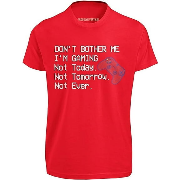 BROOKLYN VERTICAL Boys Gaming T-Shirt Printed Crew Neck Short Sleeve | Sizes 6-20â€¦