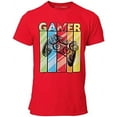 thumbnail image 1 of BROOKLYN VERTICAL Boys Gaming T-Shirt Printed Crew Neck Short Sleeve | Sizes 6-20Ã¢â¬Â¦, 1 of 2