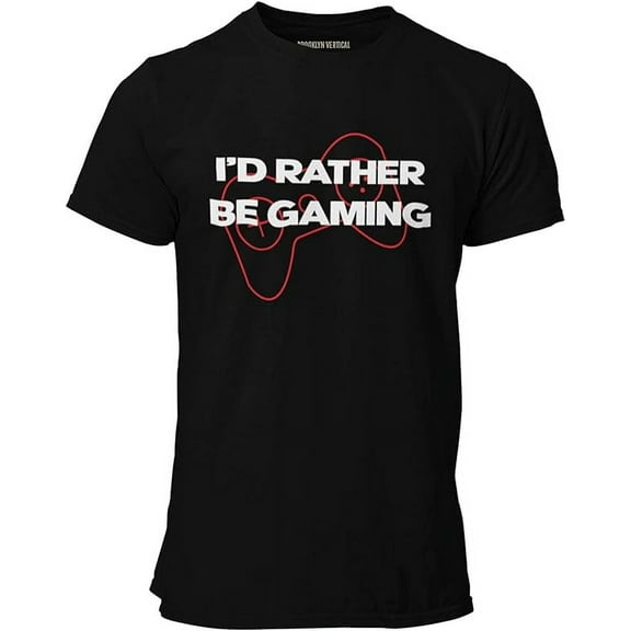 BROOKLYN VERTICAL Boys Gaming T-Shirt Printed Crew Neck Short Sleeve | Sizes 6-20…