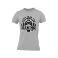 thumbnail image 1 of BROOKLYN VERTICAL Can't Hear You I'm Gaming | Funny Video Gamer Gaming Life Short Sleeve Crew Neck T-Shirt, 1 of 3