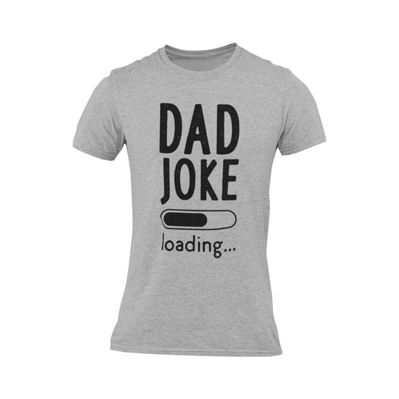 Brooklyn Vertical Men’s Adult Dad Joke Loading Graphic T-Shirt, Funny Father’s Day Short Sleeve Tee,