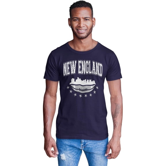 BROOKLYN VERTICAL Football Fan T-Shirt Short Sleeve