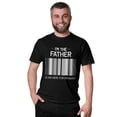 thumbnail image 1 of BROOKLYN VERTICAL Funny Father Uncle Grandfather Short Sleeve Crew Neck T-Shirt | Scan Here for Payment, 1 of 5