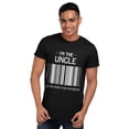 thumbnail image 1 of BROOKLYN VERTICAL Funny Father Uncle Grandfather Short Sleeve Crew Neck T-Shirt | Scan Here for Payment, 1 of 5