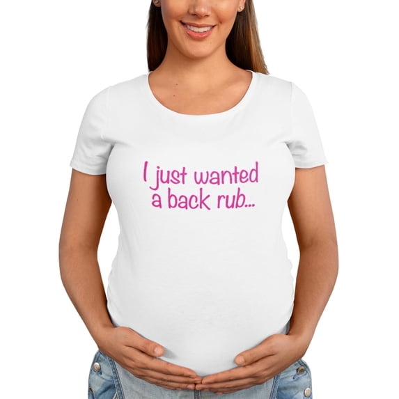 BROOKLYN VERTICAL Maternity Cute Funny New Mom Pregnancy Announcement Short Sleeve Crew Neck T-Shirt