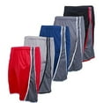 thumbnail image 1 of BROOKLYN VERTICAL Pack of 5 Men?s Mesh Athletic Basketball Quick Dry Shorts with Pockets for Gym, Running & Workout, 1 of 1