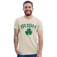 thumbnail image 1 of BROOKLYN VERTICAL St Patrick's Day Clover Lucky Charm Shenanigans Funny Short Sleeve Crew Neck T-Shirt| for Men and Women, 1 of 1
