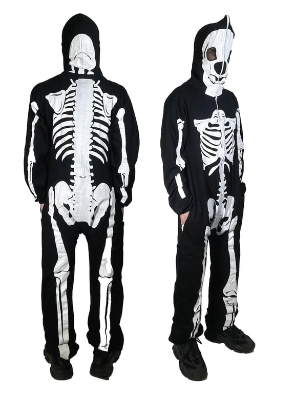 Unisex Skeleton Costume