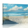 BROOKMAPLES Beach Bathroom Wall Art Beach Path Coastal Kids Bathroom