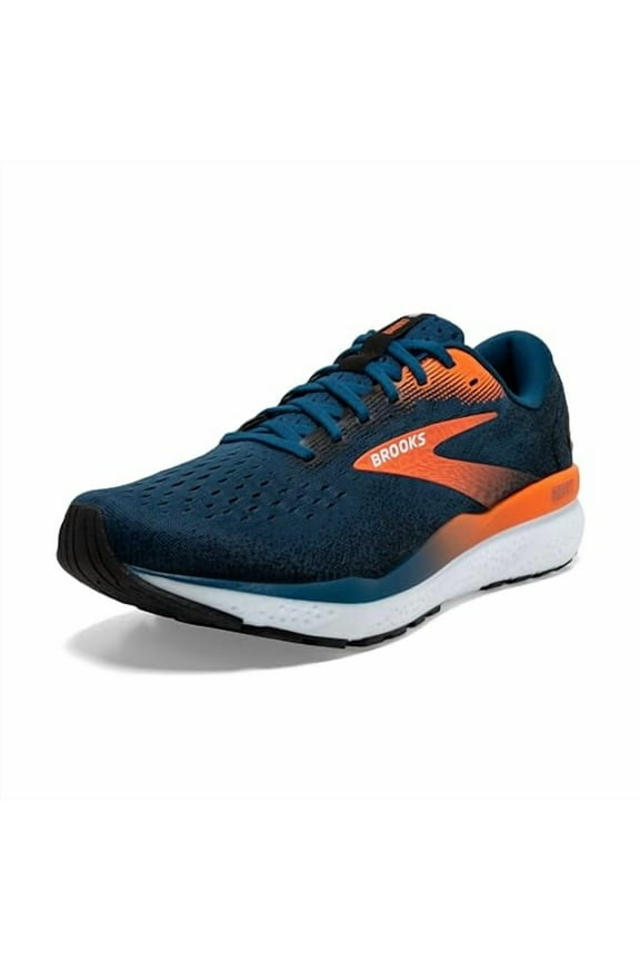 Men’s Ghost 16 Neutral Running Shoe - Blue Opal/Black/Nasturtium - 8 Medium