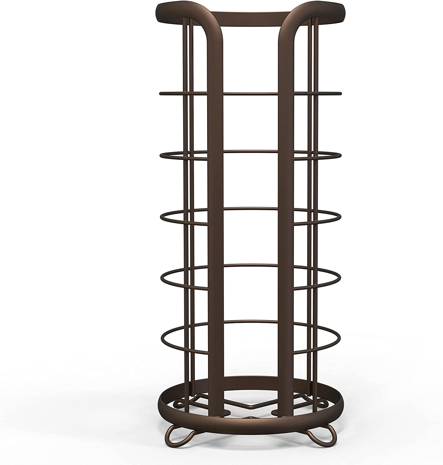 Brookstone Brovnze Toilet Paper Holder, Freestanding, Modern Design, Holds Mega Rolls