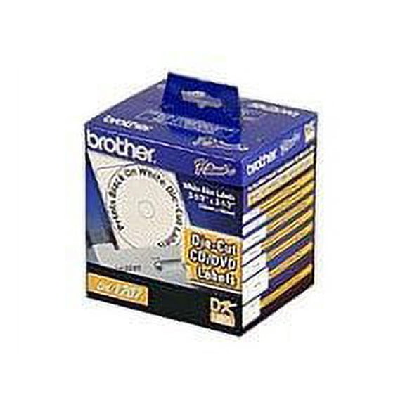 BROTHER DK1207 LABELS 100pk CD/DVD 2" DIAMETER - 100 page yield