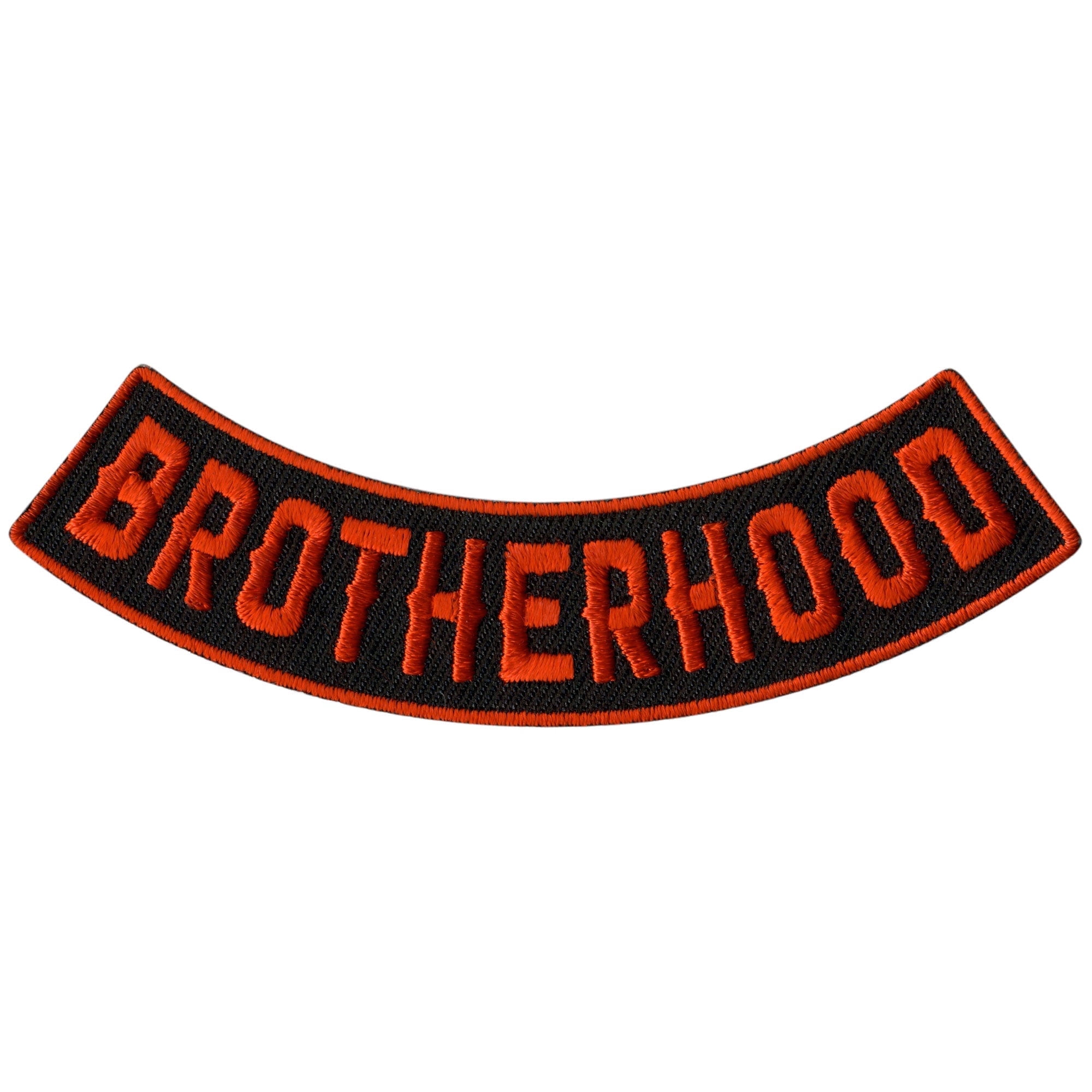 BROTHERHOOD BOTTOM ROCKER PATCH - High Thread Iron-On Heat Sealed ...