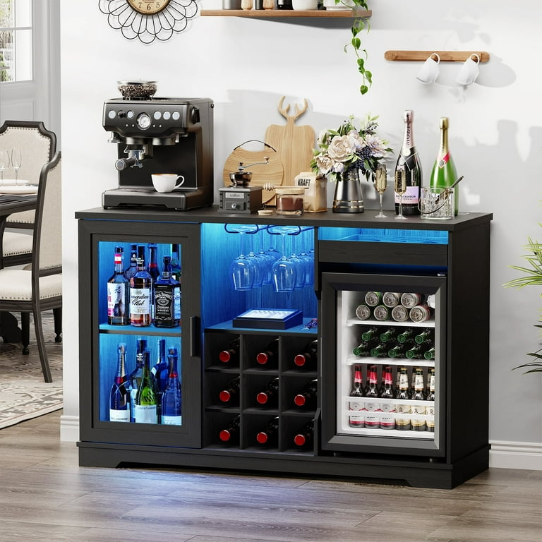 Mini Fridge Wine Bar Refrigerator Storage Cabinet BROTTAR Wine Bar