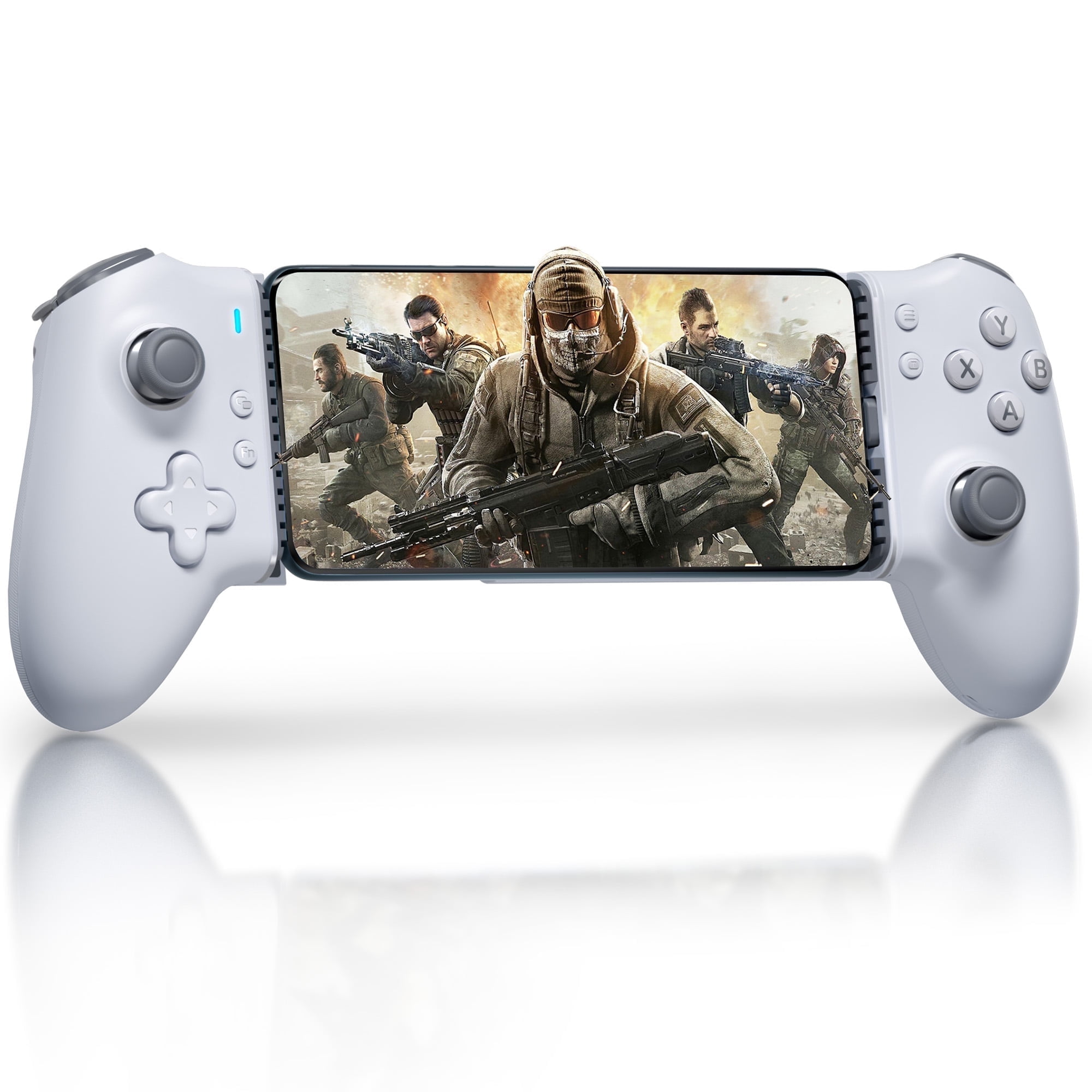 BROUJOY Mobile Gaming Controller for Android & iPhone 15/16 Series (USB-C), Phone Controller with Mechanical Keys,Hall Effect for Xbox Cloud Gaming/Minecraft/COD