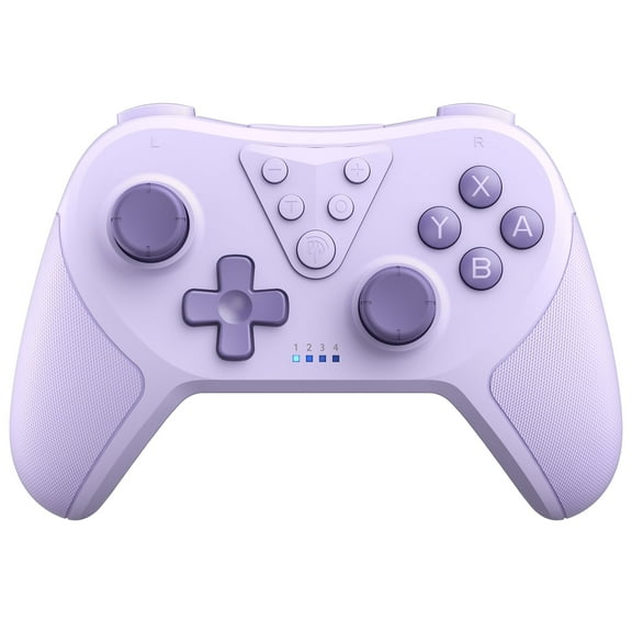 BROUJOY Switch Controller, Wireless Switch Pro Controller Compatible with Nintendo Switch/Lite/OLED, with Joystick,Wake-up,Dual Turbo Vibration - Purple