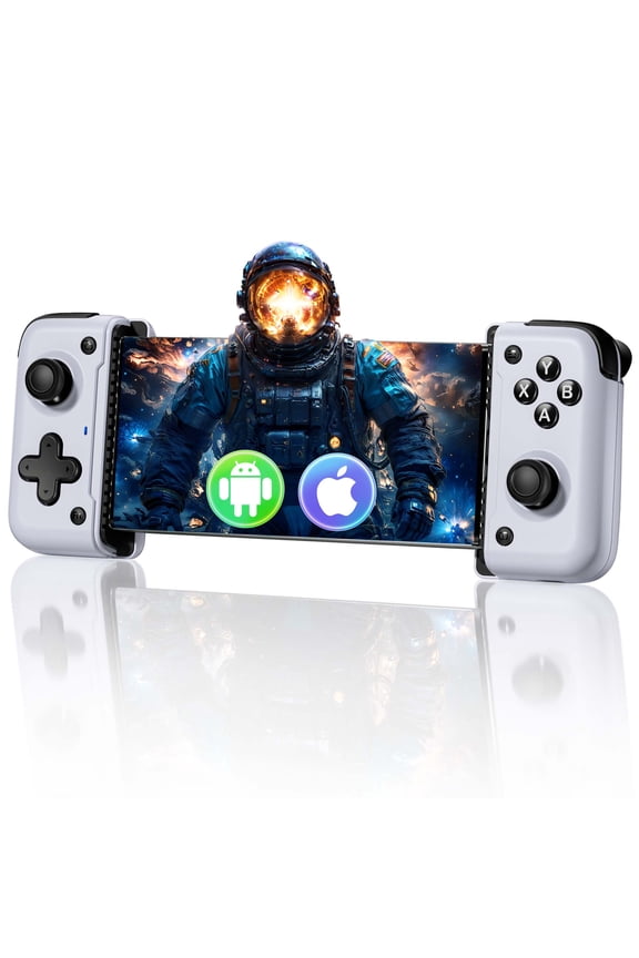 (USB-C) Mobile Gaming Controller for Android & iPhone 15/16 Series with Hall Effect/Turbo, Plug & Play