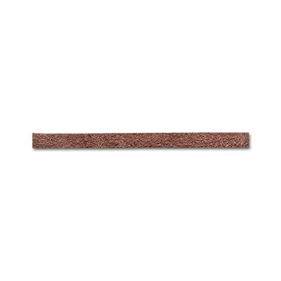 BROWN 1/8 INCH FLAT SUEDE LEATHER