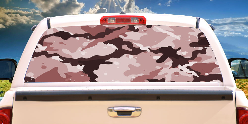 camouflage truck wrap 