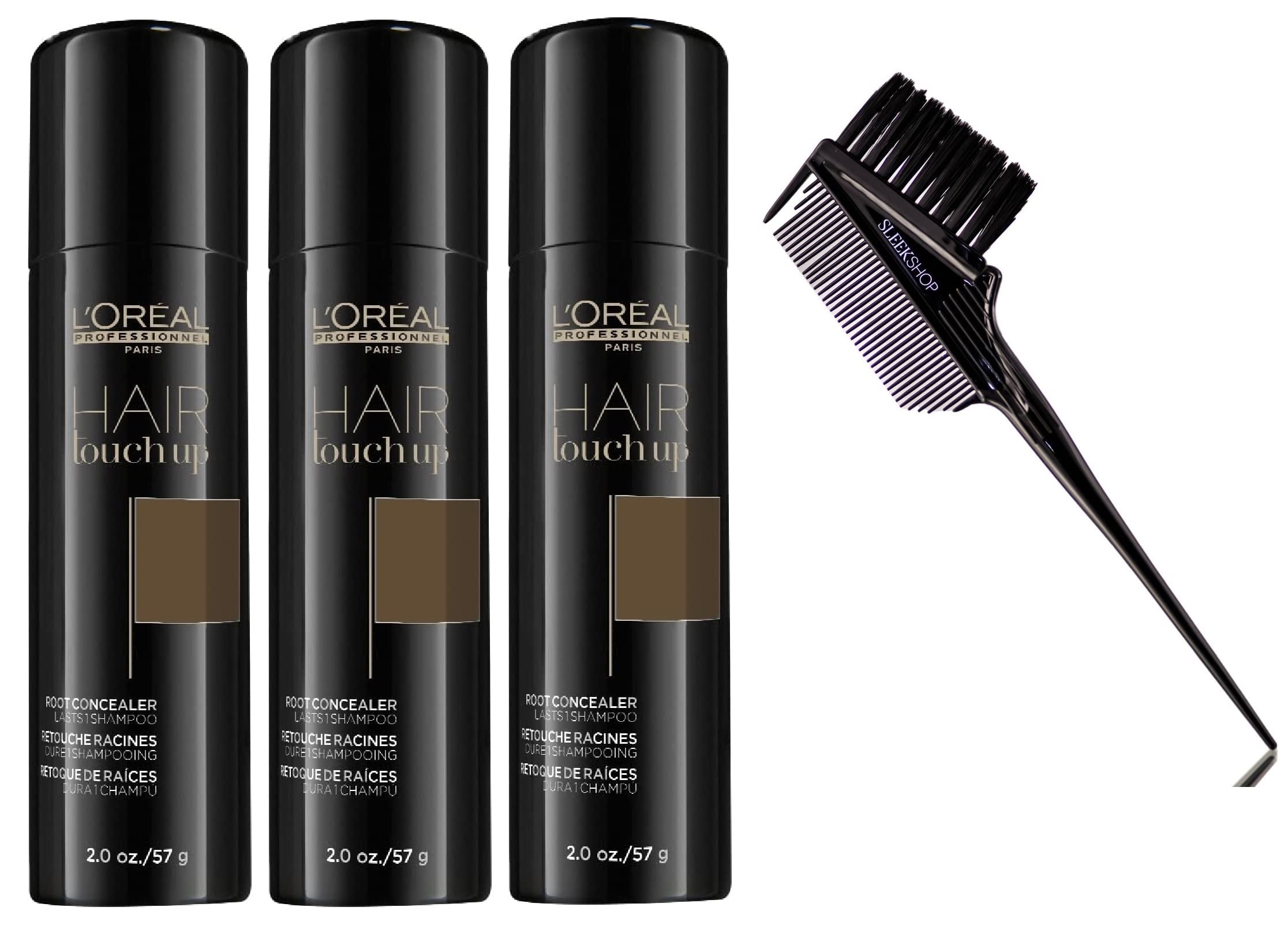 BROWN , L'oreal Professionnel HAIR TOUCH UP Spray, Root Concealer