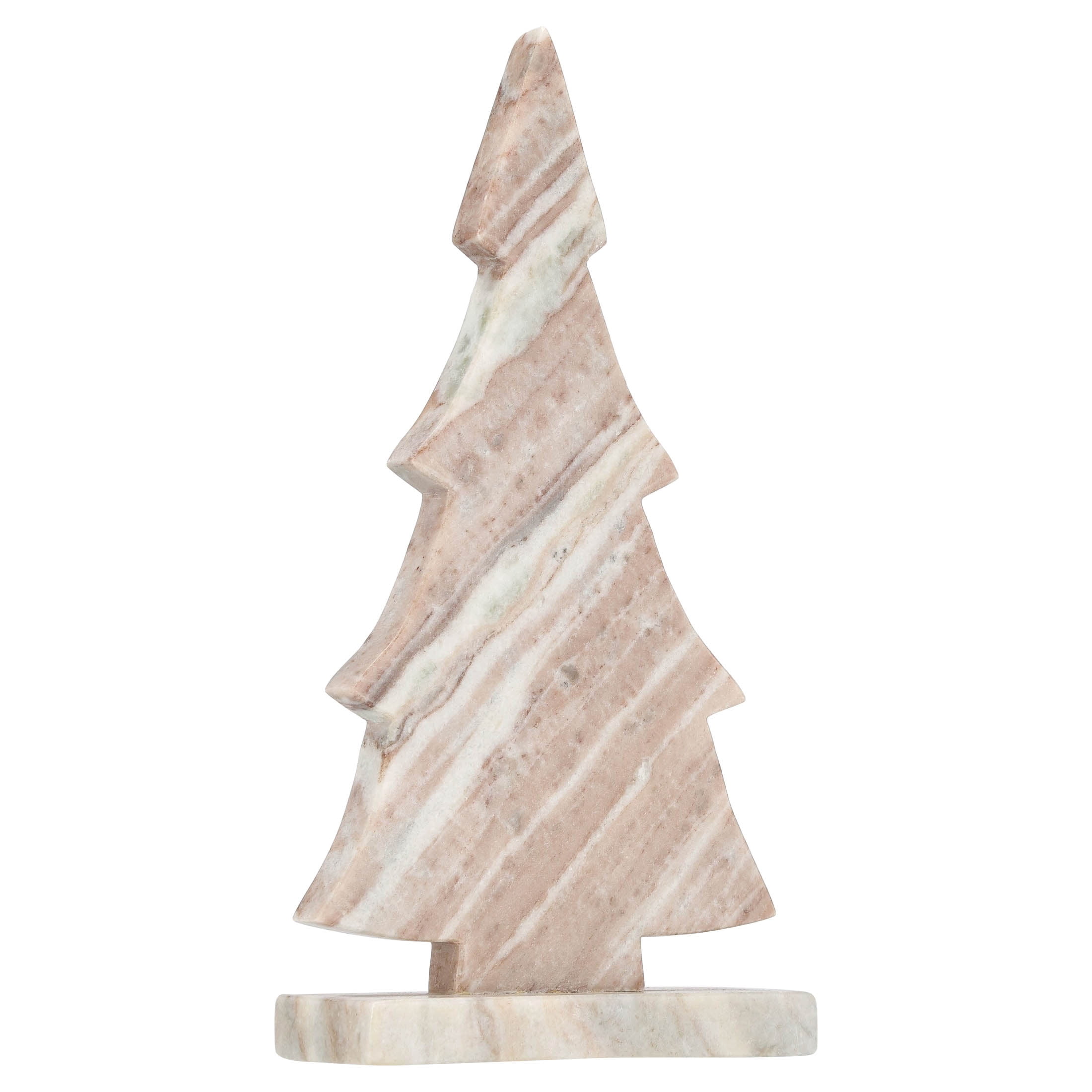 Marble Tree Christmas Decoration, Brown, 10", by Holiday Time