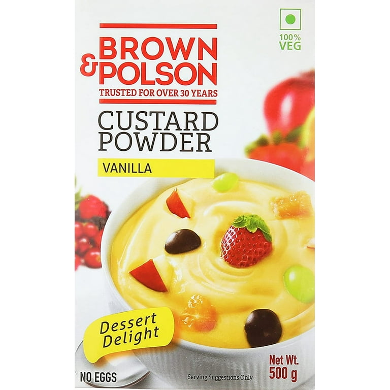 BROWN & POLSON Original Instant Vanilla Custard Powder - 500 Grams