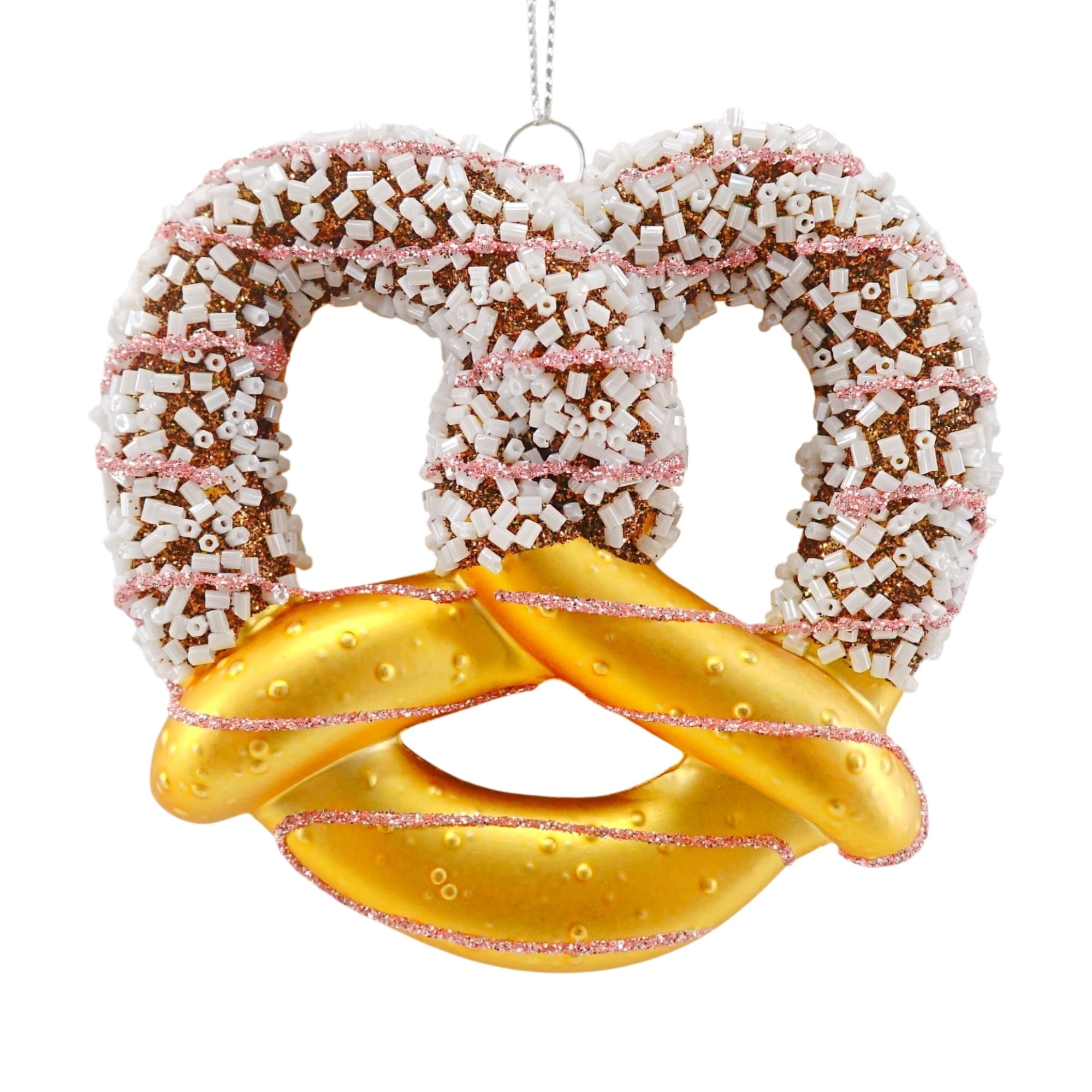 Multicolor Pretzel Christmas Ornament, 4", by Holiday Time