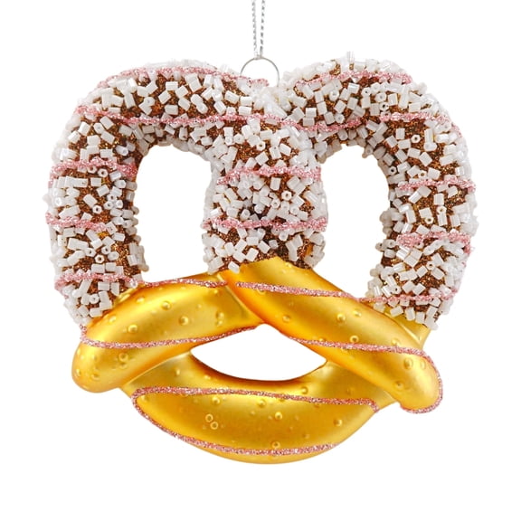 Multicolor Pretzel Christmas Ornament, 4", by Holiday Time