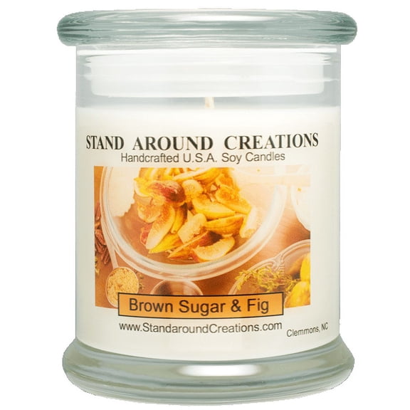 BROWN SUGAR & FIG STATUS 12-OZ. ALL NATURAL SOY CANDLE