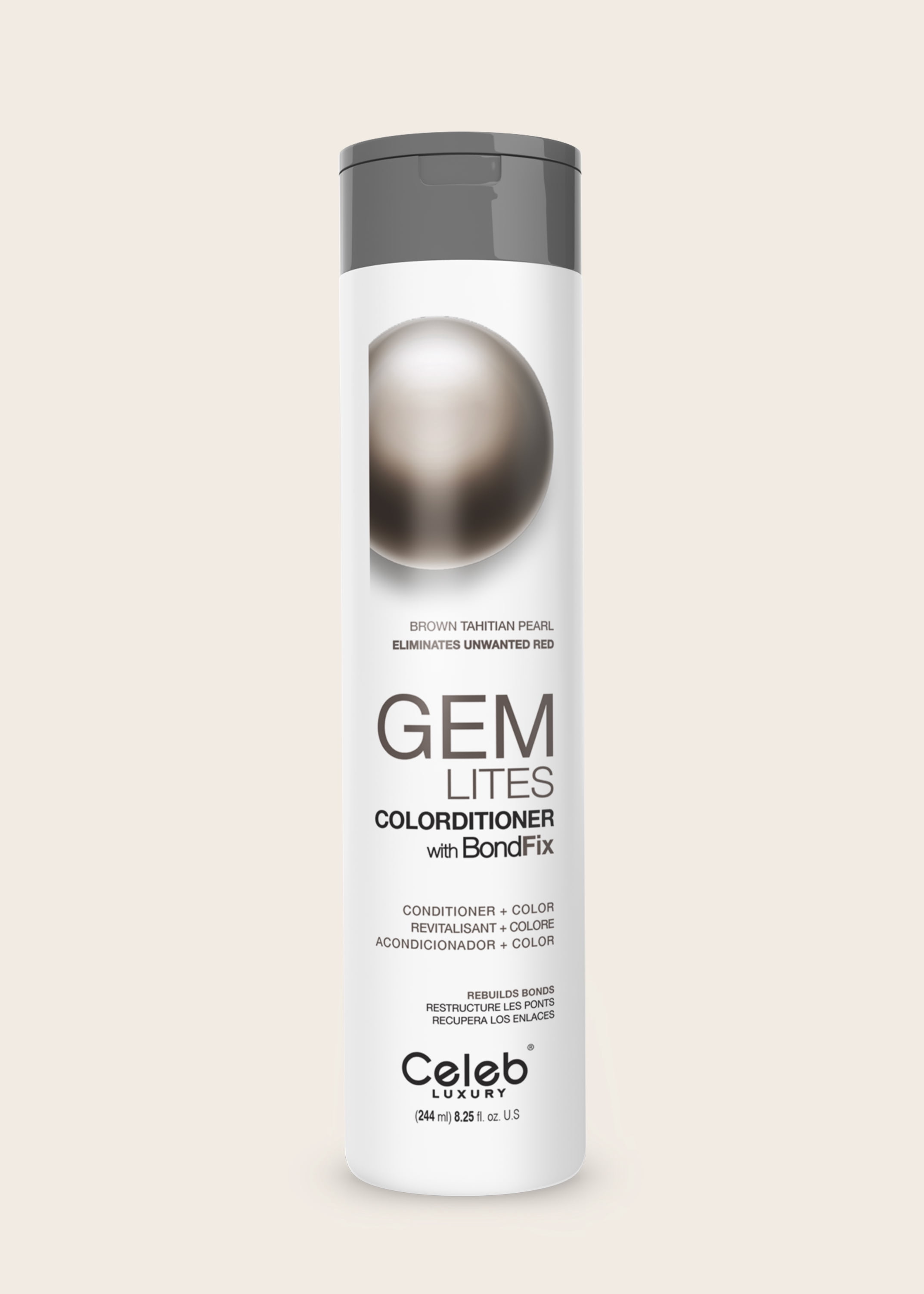 Celeb Luxury Brown Tahitian Pearl Dark Brown/Black® Colorditioner