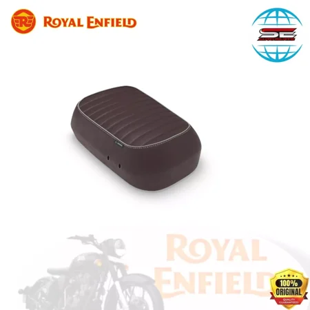 BROWN TOURING PASSENGER SEAT FOR ROYAL ENFIELD CLASSIC 350