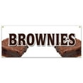 thumbnail image 1 of BROWNIES BANNER SIGN bakery chewy warm homemade best chocolate blondies, 1 of 4