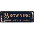 thumbnail image 1 of BROWNING Home Sweet Home Victorian 6x18 Metal Sign 106180046902, 1 of 1