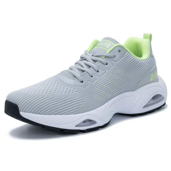 BROYON Men's Air Cushion Running Shoes Lightweight Breathable Walking Shoes Non Slip Fashion Sneakers Mesh Workout Casual Sports Shoes